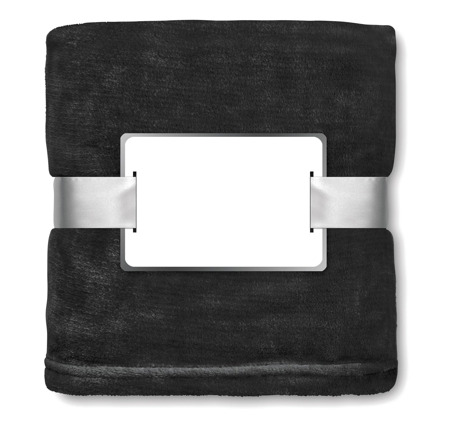 Flanell Fleece-Decke 280 g/m². Inkl. Band mit bedruckbarer Karte.