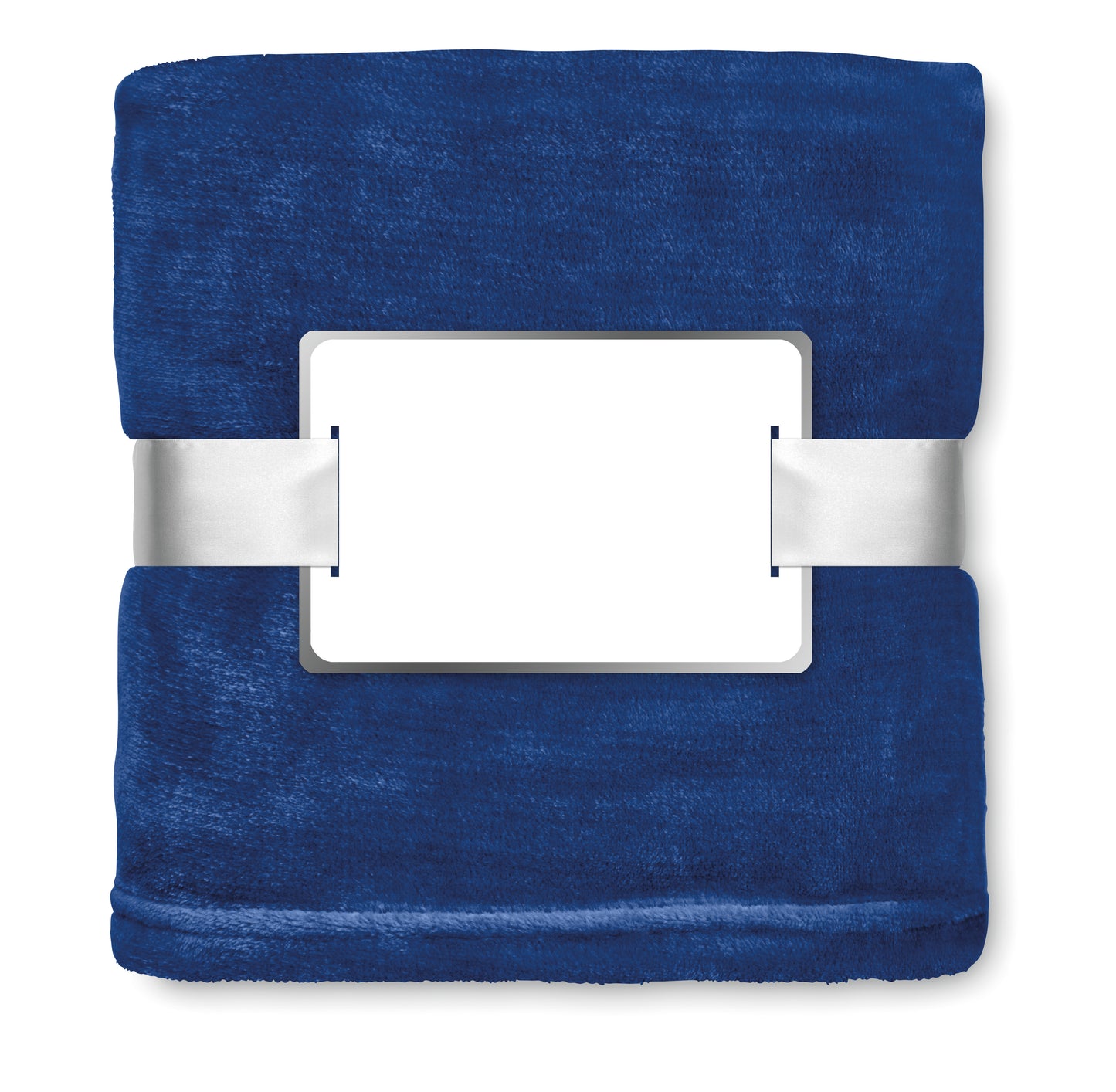 Flanell Fleece-Decke 280 g/m². Inkl. Band mit bedruckbarer Karte.