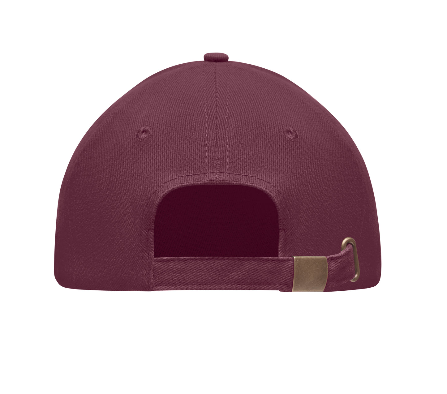 6-Panel-Baseball Cap aus gebürsteter schwerer Baumwolle 270 g/m² mit verstellbarer Schnalle aus
