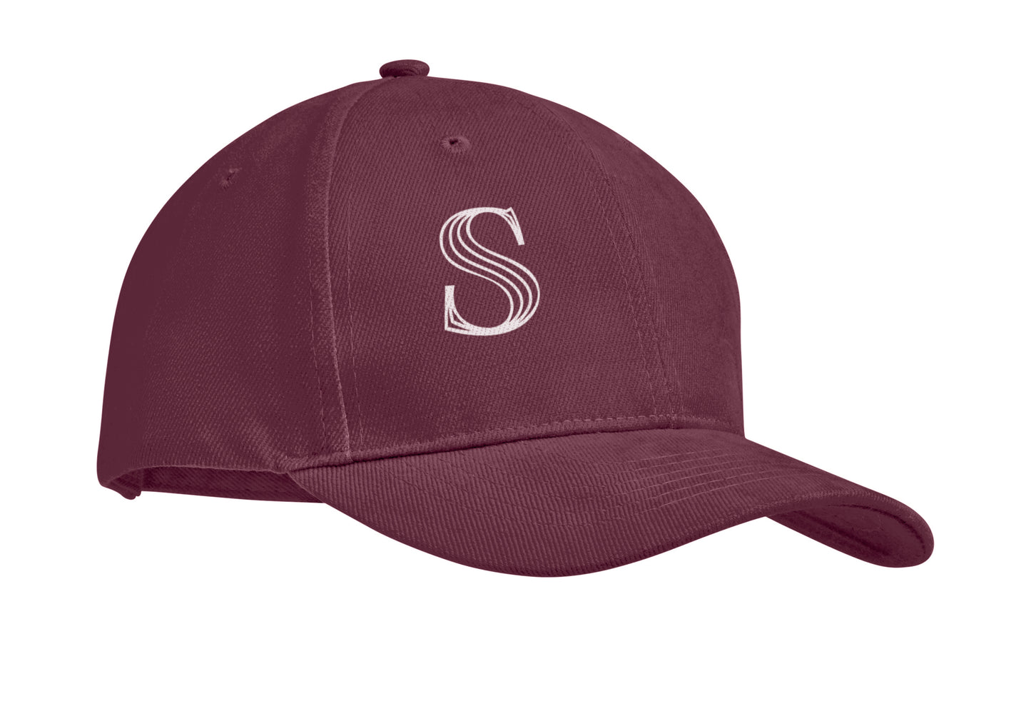 6-Panel-Baseball Cap aus gebürsteter schwerer Baumwolle 270 g/m² mit verstellbarer Schnalle aus