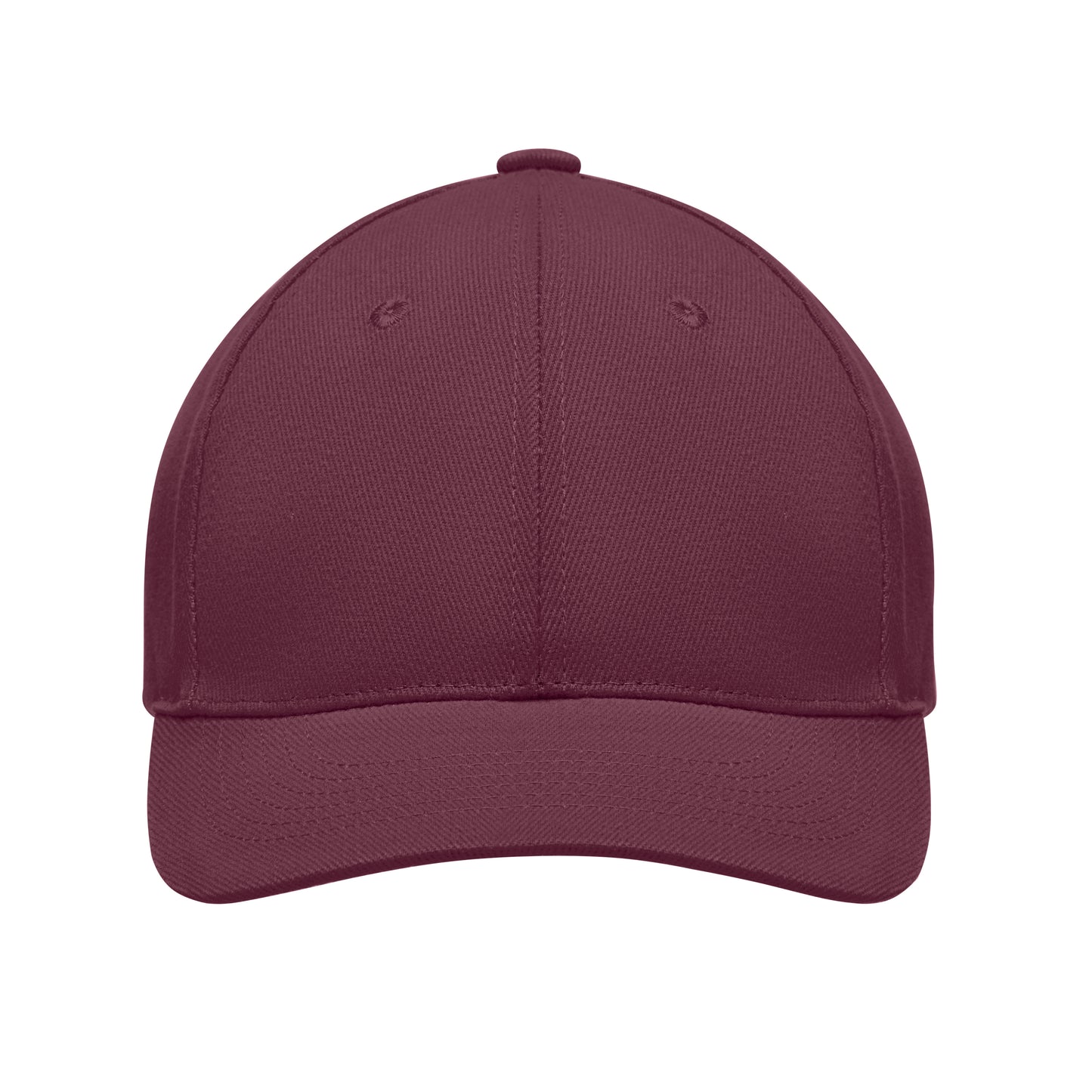 6-Panel-Baseball Cap aus gebürsteter schwerer Baumwolle 270 g/m² mit verstellbarer Schnalle aus