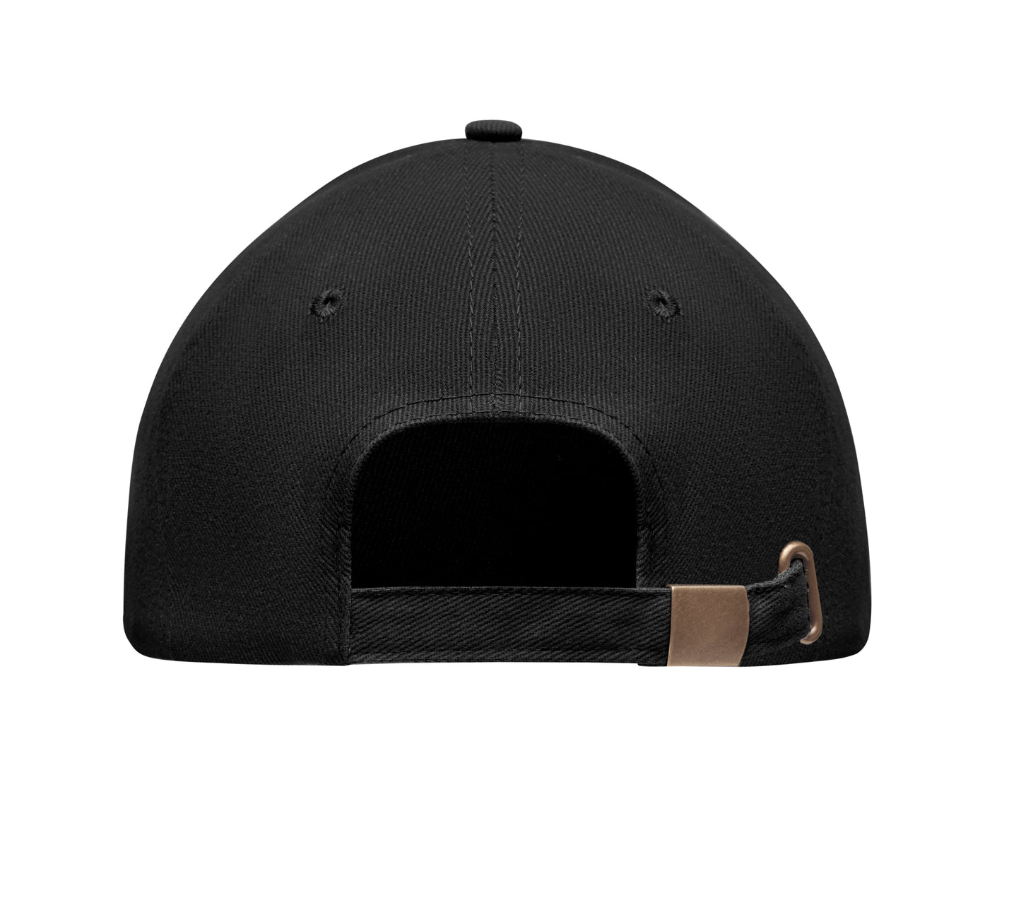 6-Panel-Baseball Cap aus gebürsteter schwerer Baumwolle 270 g/m² mit verstellbarer Schnalle aus