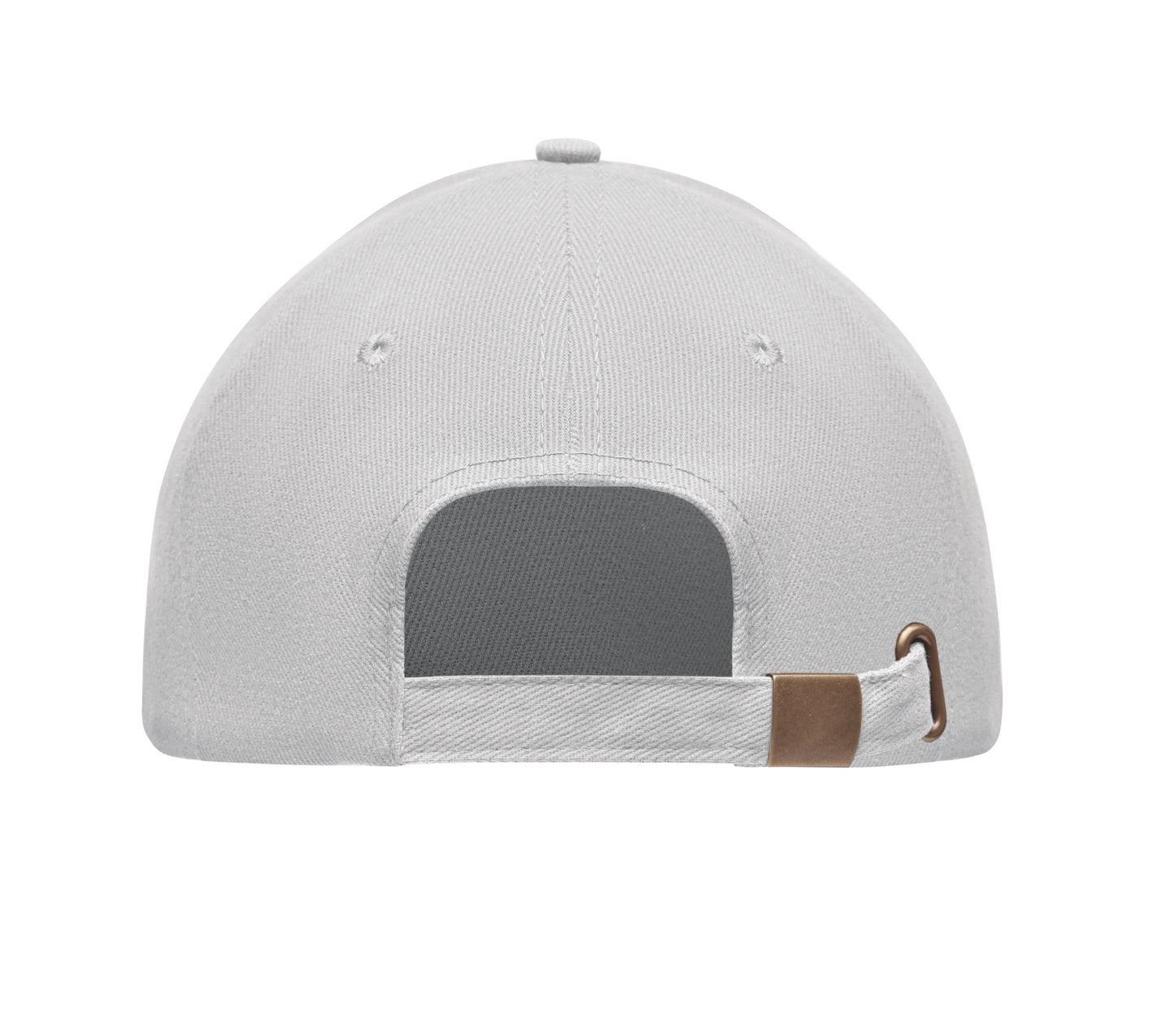 6-Panel-Baseball Cap aus gebürsteter schwerer Baumwolle 270 g/m² mit verstellbarer Schnalle aus