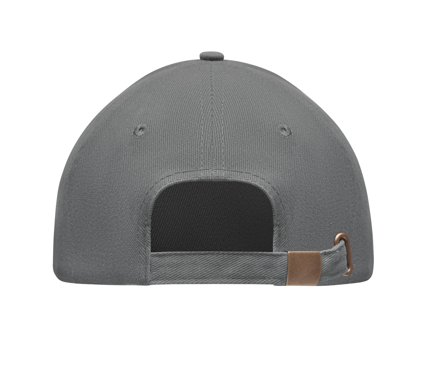 6-Panel-Baseball Cap aus gebürsteter schwerer Baumwolle 270 g/m² mit verstellbarer Schnalle aus