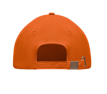 6-Panel-Baseball Cap aus gebürsteter schwerer Baumwolle 270 g/m² mit verstellbarer Schnalle aus