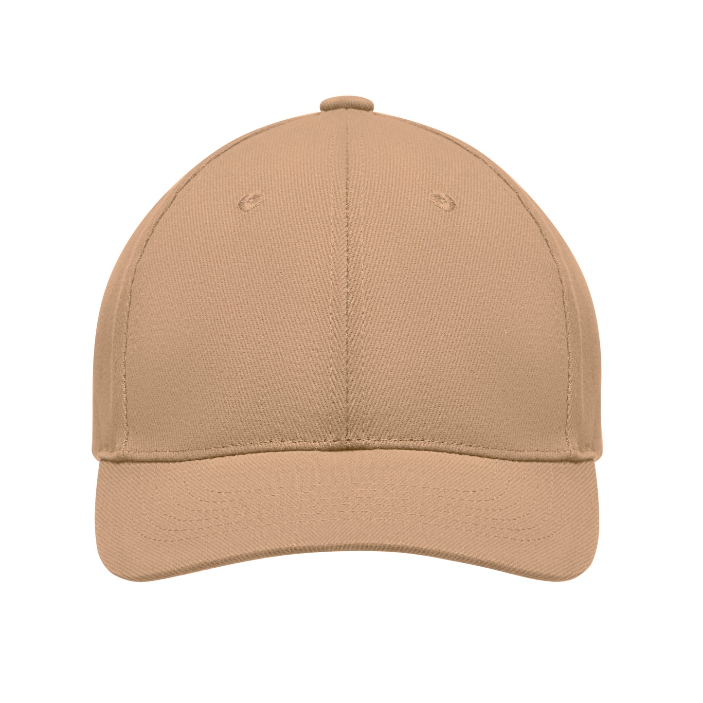 6-Panel-Baseball Cap aus gebürsteter schwerer Baumwolle 270 g/m² mit verstellbarer Schnalle aus