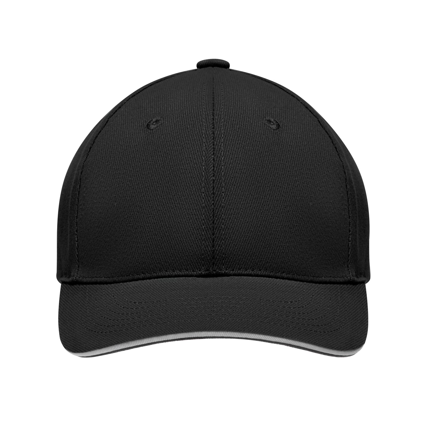 6-Panel-Baseball Cap aus gebürsteter schwerer Baumwolle 270 g/m² mit verstellbarer Schnalle aus