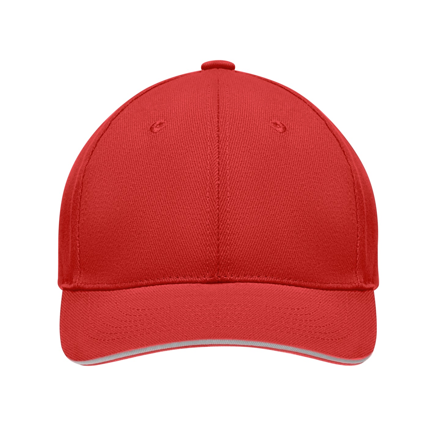 6-Panel-Baseball Cap aus gebürsteter schwerer Baumwolle 270 g/m² mit verstellbarer Schnalle aus