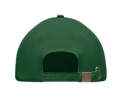 6-Panel-Baseball Cap aus gebürsteter schwerer Baumwolle 270 g/m² mit verstellbarer Schnalle aus