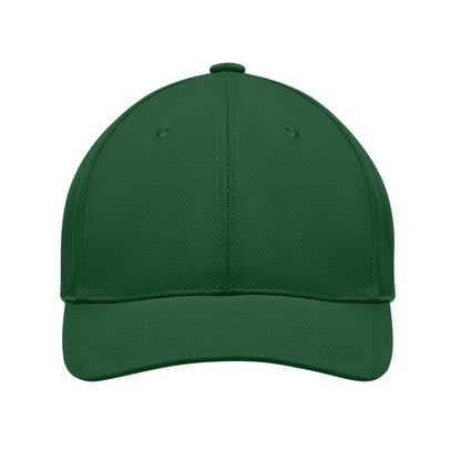6-Panel-Baseball Cap aus gebürsteter schwerer Baumwolle 270 g/m² mit verstellbarer Schnalle aus