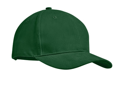 6-Panel-Baseball Cap aus gebürsteter schwerer Baumwolle 270 g/m² mit verstellbarer Schnalle aus