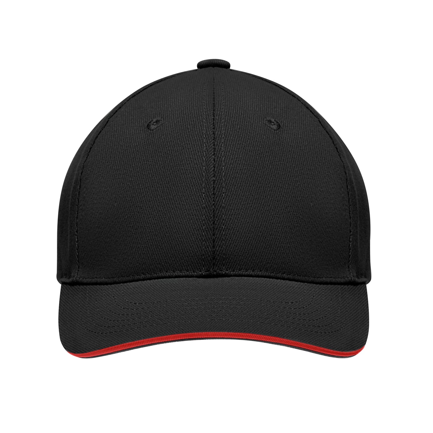 6-Panel-Baseball Cap aus gebürsteter schwerer Baumwolle 270 g/m² mit verstellbarer Schnalle aus