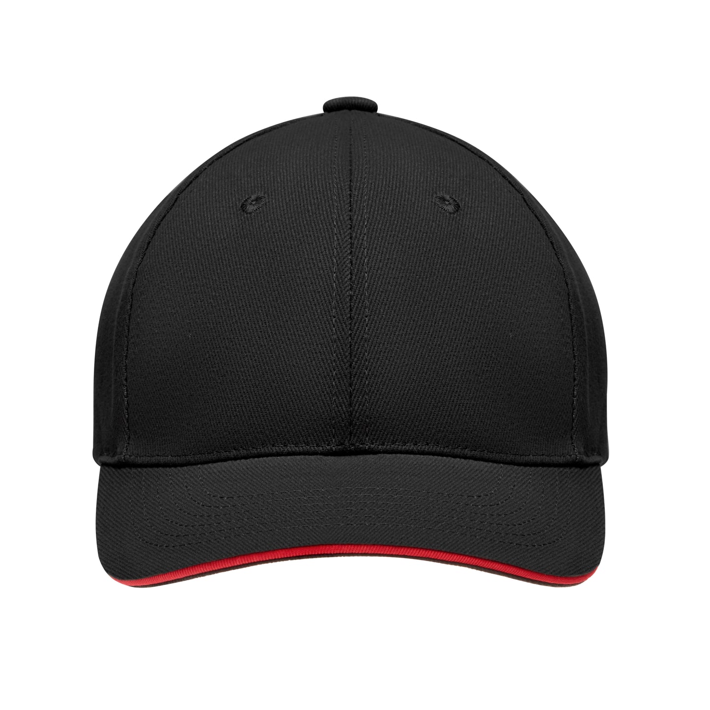 6-Panel-Baseball Cap aus gebürsteter schwerer Baumwolle 270 g/m² mit verstellbarer Schnalle aus