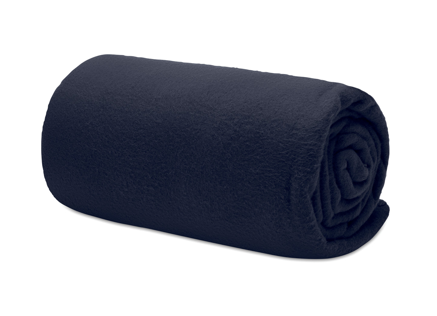 Fleece-Reisedecke aus RPET. Lieferung in RPET Polyester Hülle. 180 g/m² Fleece.