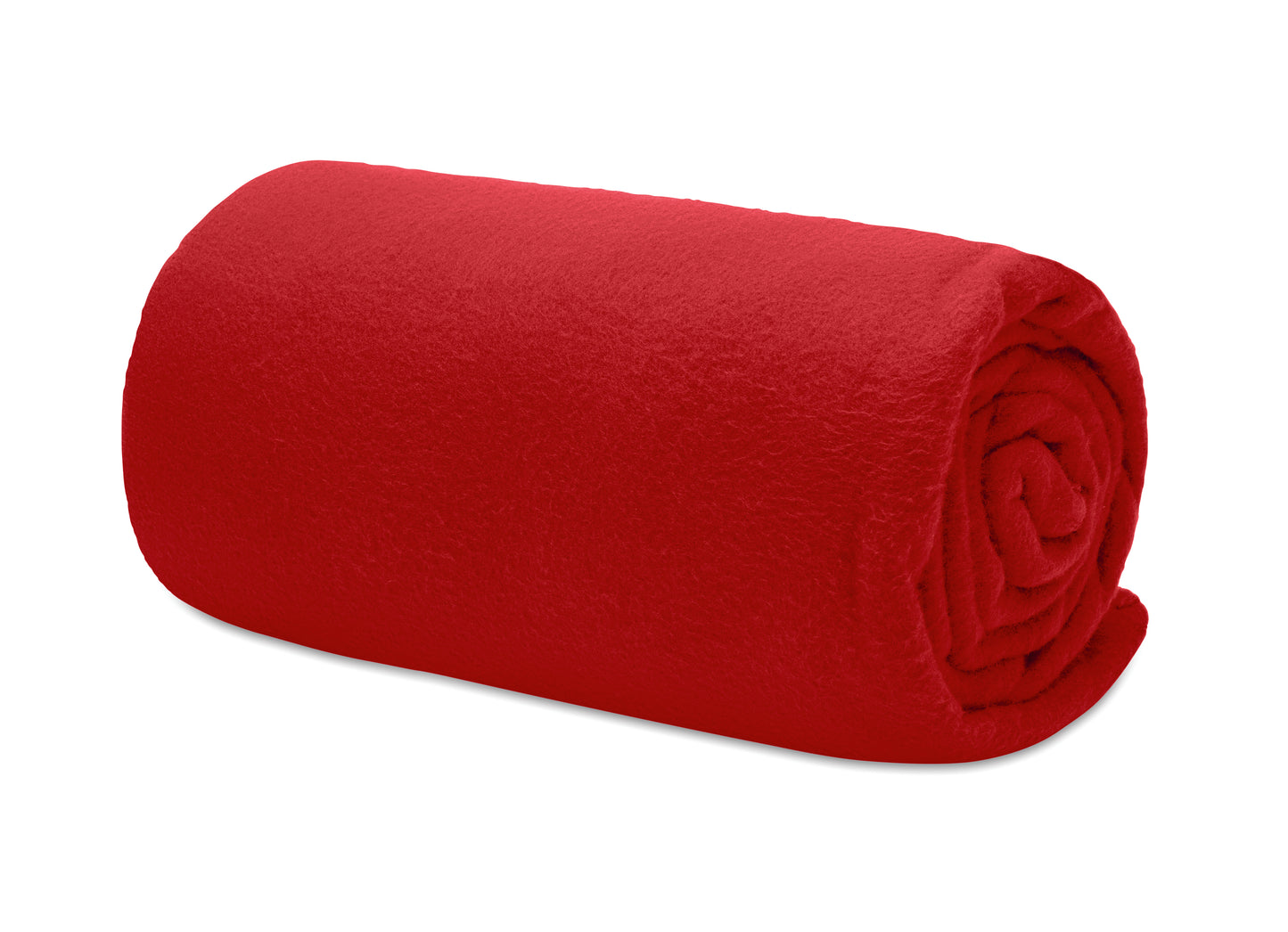 Fleece-Reisedecke aus RPET. Lieferung in RPET Polyester Hülle. 180 g/m² Fleece.