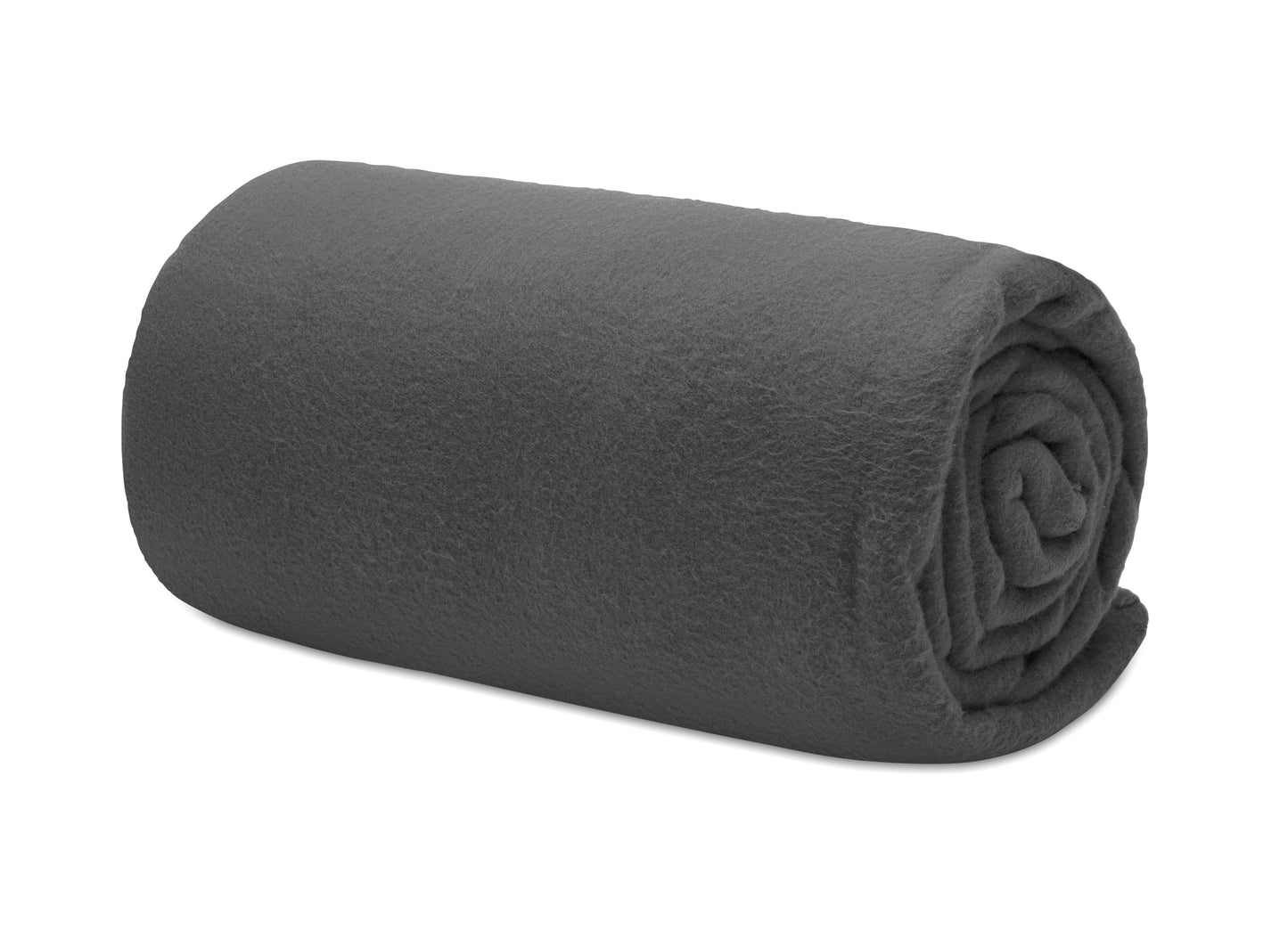 Fleece-Reisedecke aus RPET. Lieferung in RPET Polyester Hülle. 180 g/m² Fleece.