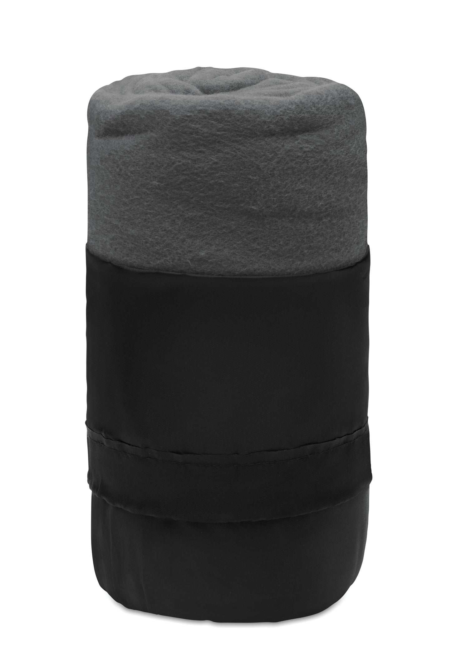 Fleece-Reisedecke aus RPET. Lieferung in RPET Polyester Hülle. 180 g/m² Fleece.