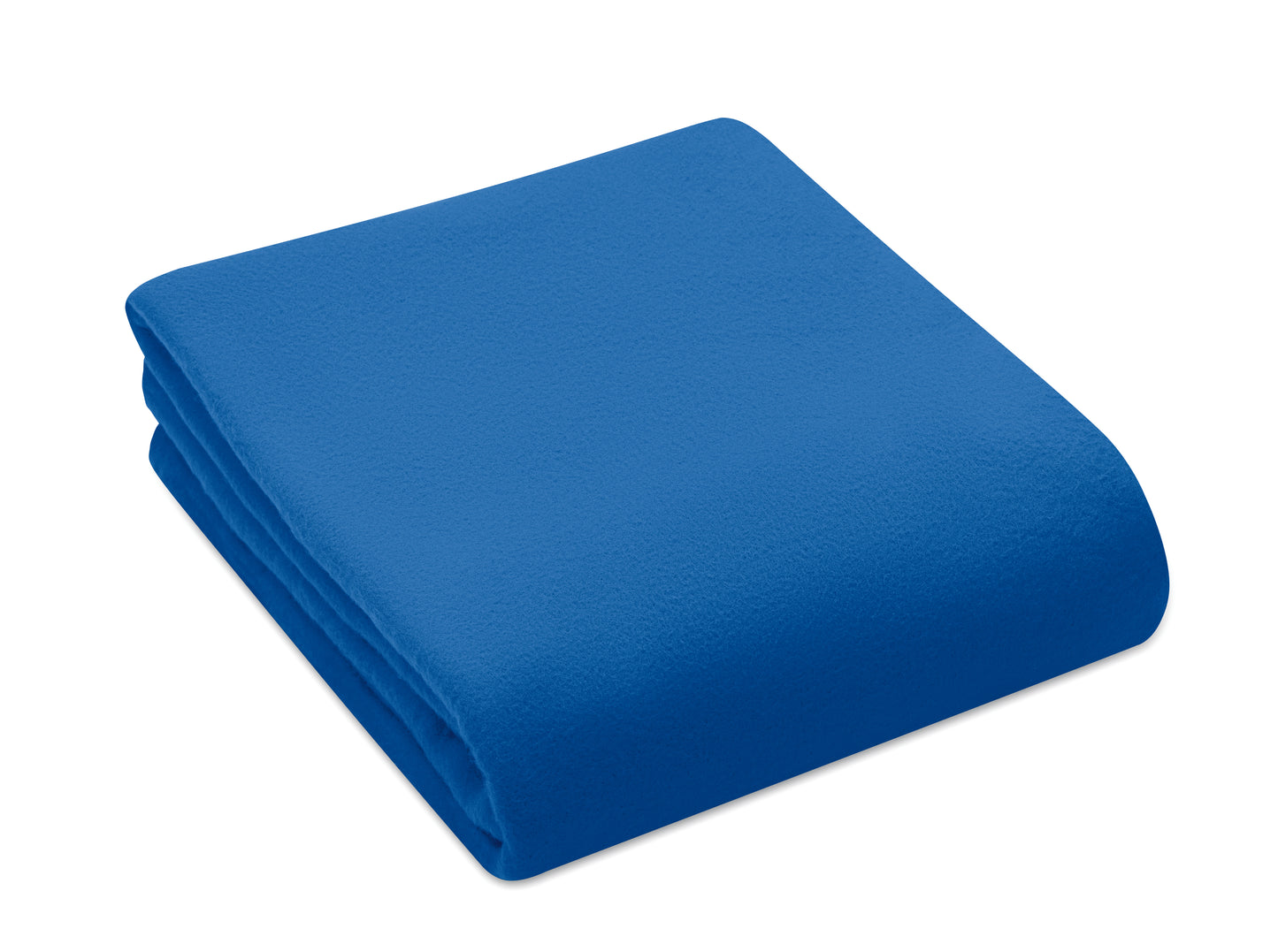 Fleece-Reisedecke aus RPET. Lieferung in RPET Polyester Hülle. 180 g/m² Fleece.